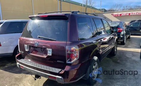 2007 Honda Pilot Exl из США, поврежденный, VIN 2HKYF18697H532313